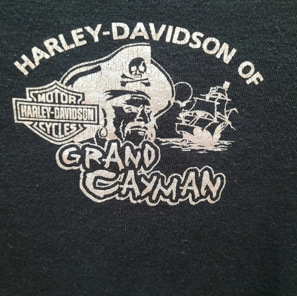 Harley Davidson Black Long Sleeve  Shirt Women's Top - Picture 5 of 7